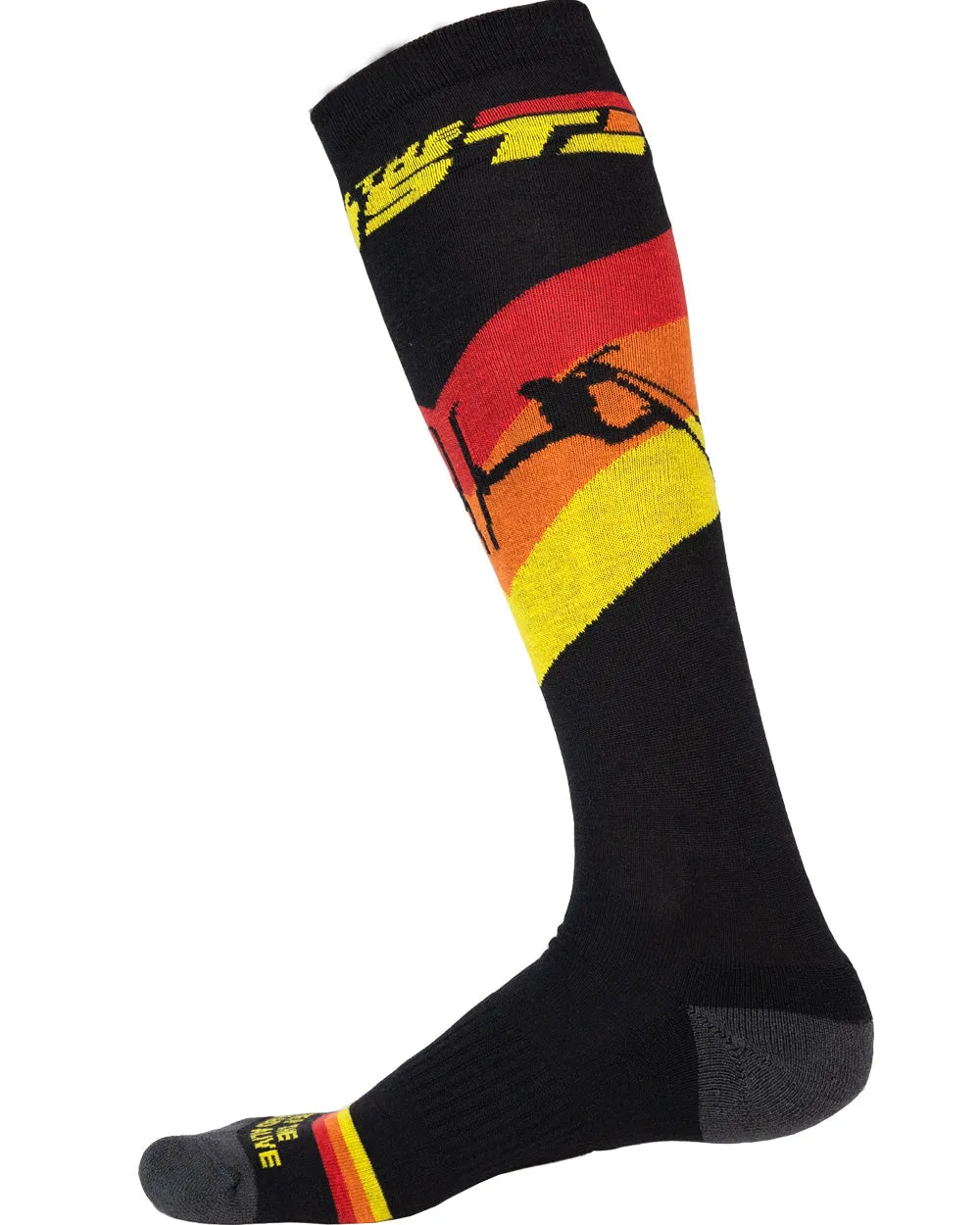 Upslope Lightweight Ski Socks - Night Speed