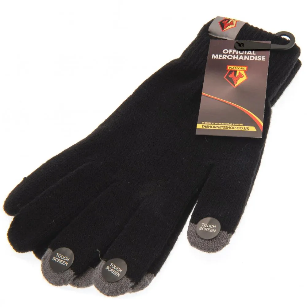 Watford FC Knitted Gloves for Adults