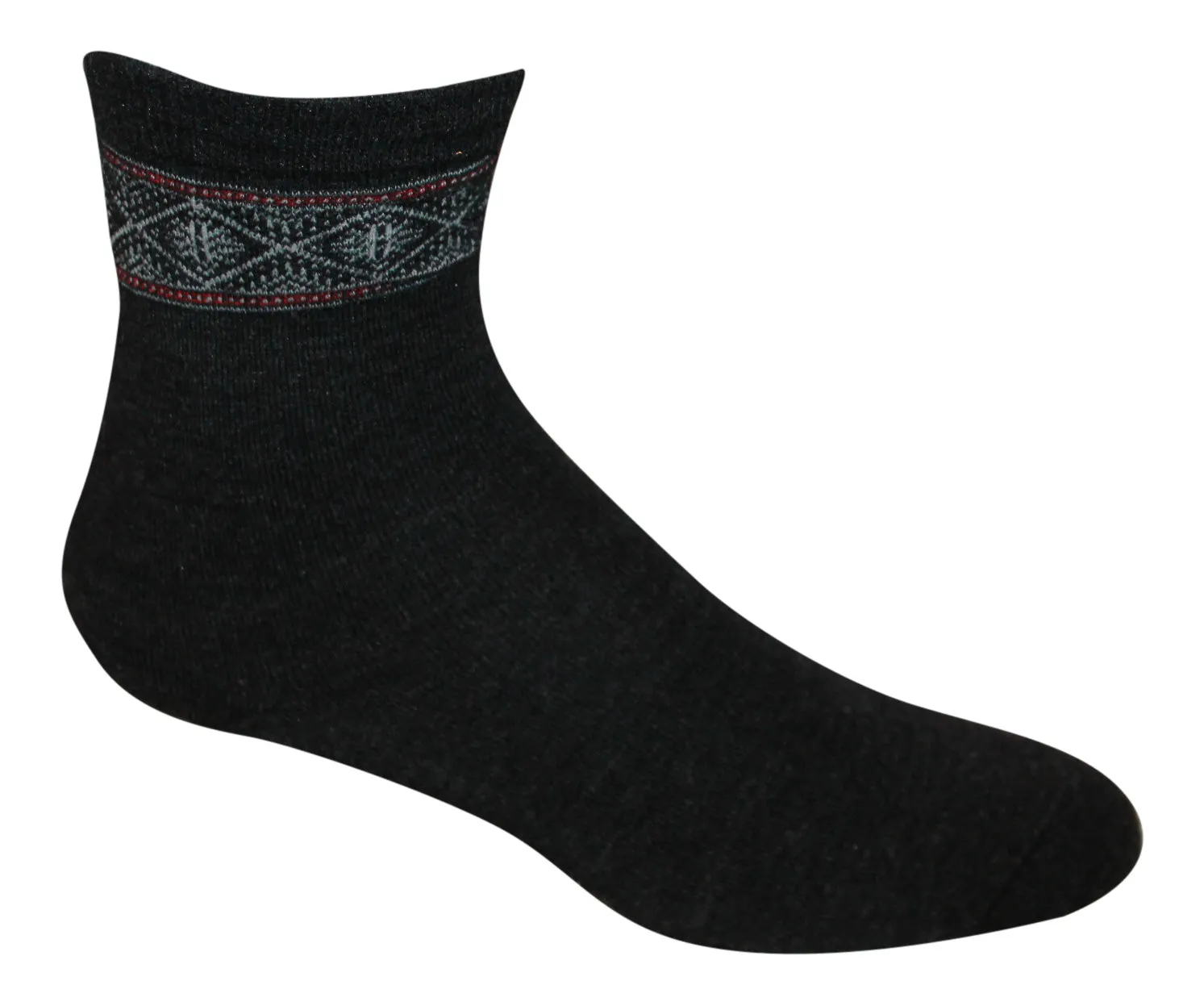 Women's Alpaca Thin Socks with Nordic Design