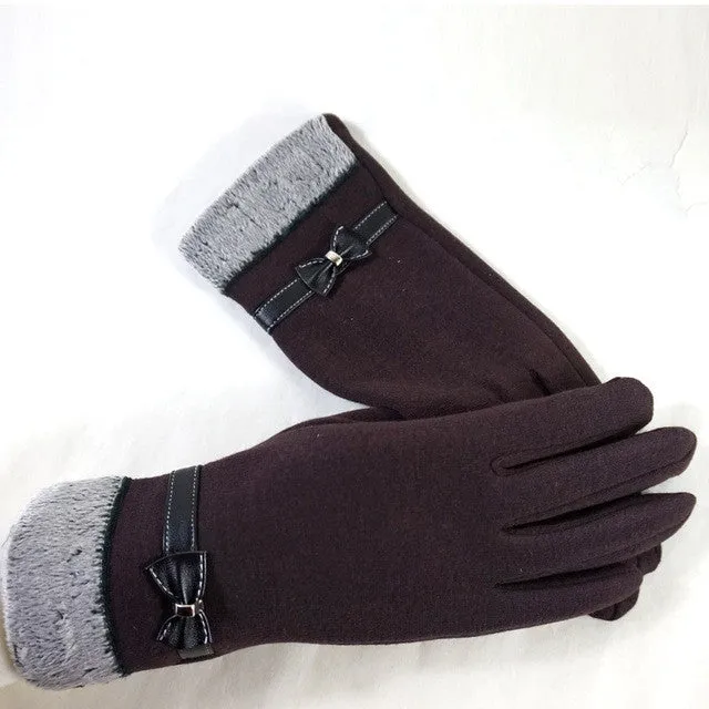 Women's Fullfinger Touchscreen Soft Gloves