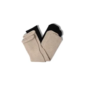 Women's Socks 2-Pack Black/Creamy beige