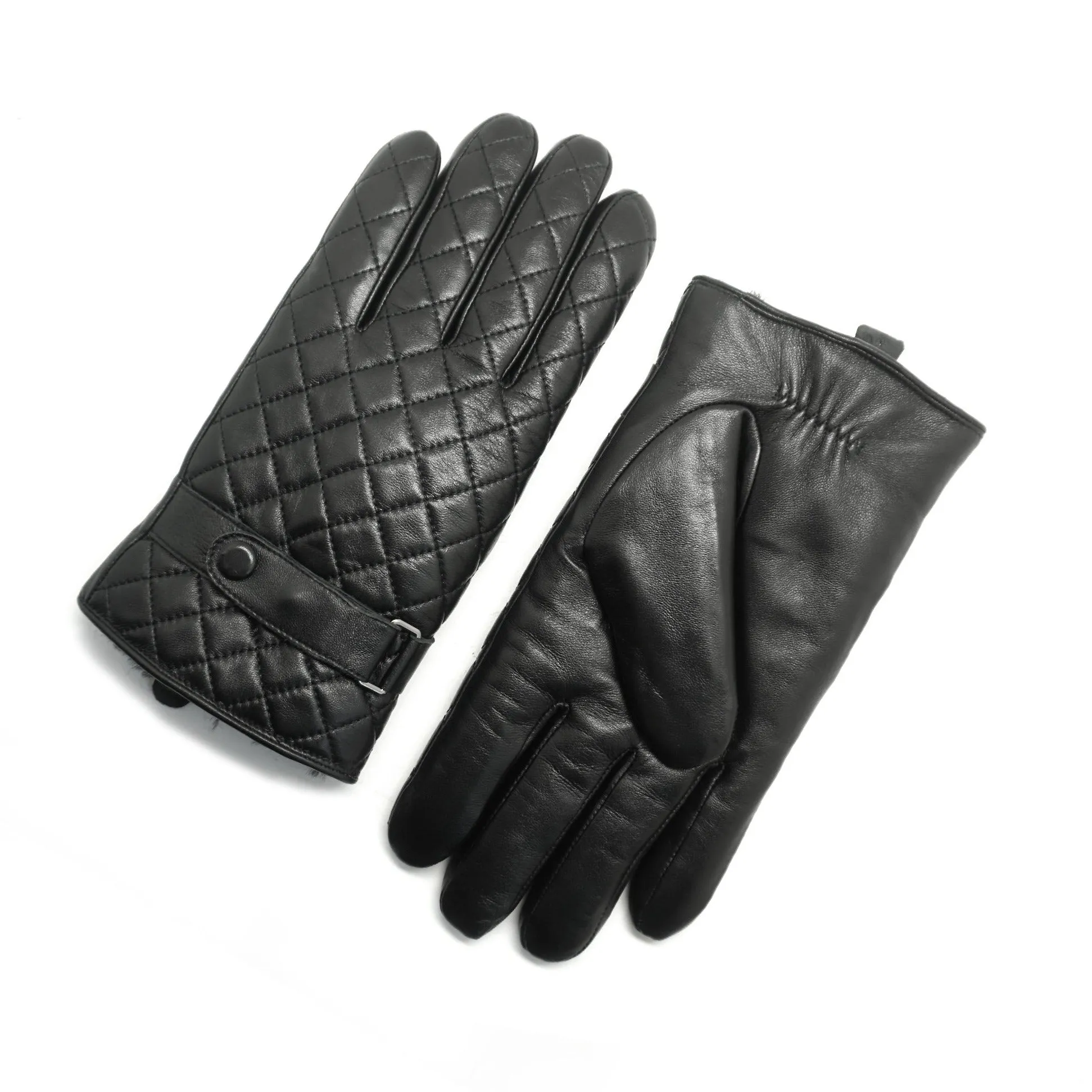 YISEVEN Men’s Lambskin Leather Gloves